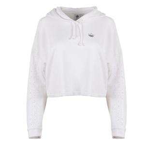 아디다스 여성 BB 프렌치테리 크롭 후드 티셔츠 GC6791