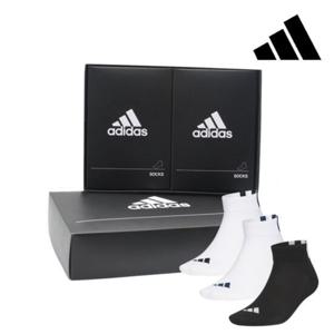 [아디다스골프]아디다스 남녀 퍼포먼스 3선 스포츠 발목 양말 2