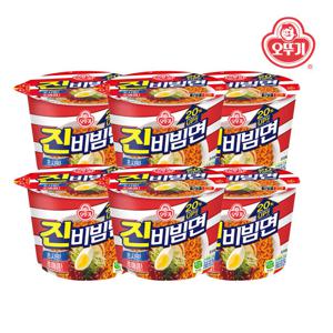 [오뚜기] 진비빔면 용기 132g x 6개