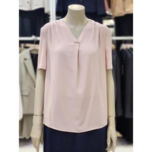 SOUP 세이브존07 여성브이넥반팔 블라우스 OA5SSQ2