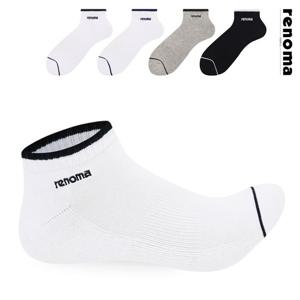 레노마 남성 스포츠 앞코 링글 스니커즈 양말 RM8509 12족