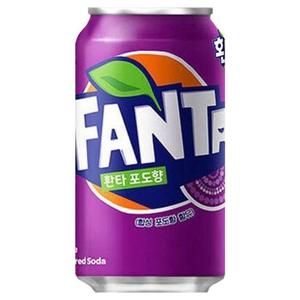 [코카콜라] 환타 포도 업소용 350ml x 48캔