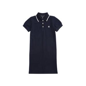 [브룩스브라더스] [키즈] 코튼 피케 컬러 포인트 폴로 원피스 (네이비) (BBDZKG2214QES)