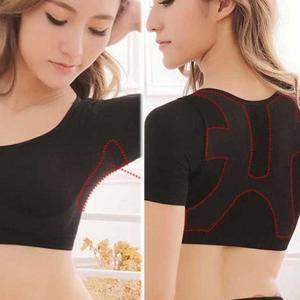 블랙 브라탑 겨땀 방지 반팔 숏탑 패드 이너 짐웨어