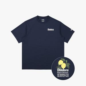 [디아도라] 포지타노 레몬 반팔 티셔츠 NAVY