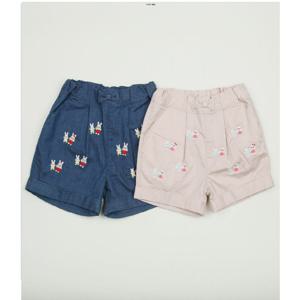 [미키하우스10] MH 우사코 얼굴 반바지 11N203105 여아반바지