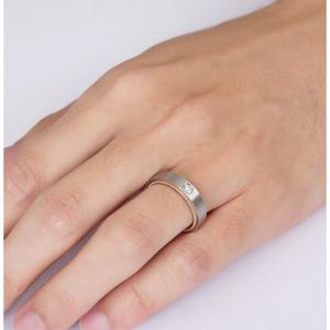 미니골드[PT 950]나인하트 더블캐슬 랩 다이아반지 RAAC5015L