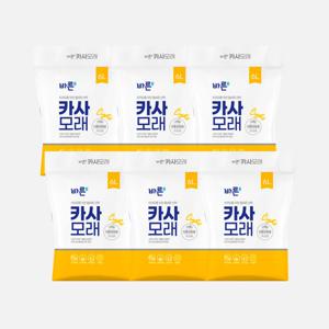 [6개세트] 바른카사모래 6L (4.8kg) (중간입자) 고양이 모래 고양이 모래