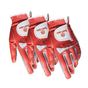 데니스골프 여성용 실리콘 논슬립 양손 골프장갑 3세트