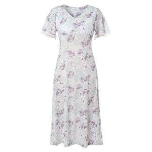 [바바라(언더웨어)]하늘하늘 꽃프린트 홈웨어 컵드레스 AGW4572