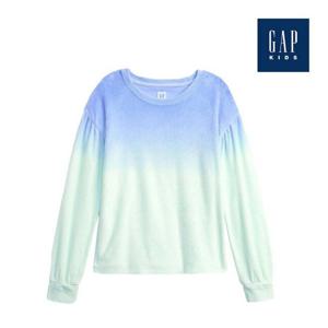 [갭키즈]그라데이션 타월링 크루넥 맨투맨(869751-00-9_BL)