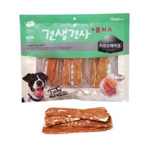 강아지간식 치킨 스테이크 300g 1P 애견 간식 보상