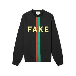 구찌 FAKE 프린팅 스웨트 맨투맨 블랙 남성 635847 XJCXY 1082