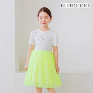 [릴리푸리]릴리푸리 네온샤원피스(옐로우)