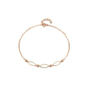 [GB] 타원형 볼 체인 18K GOLD 발찌 LWA18012G