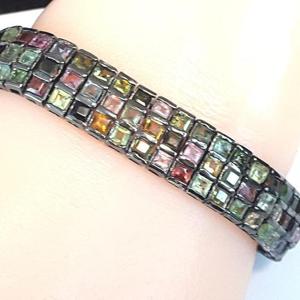 [블루케이] 토르말린토르마린 원석 팔찌240406-12작품