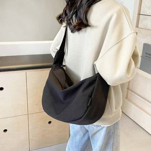 [S]여성 캔버스바나나 크로스백 가방_20723_KB