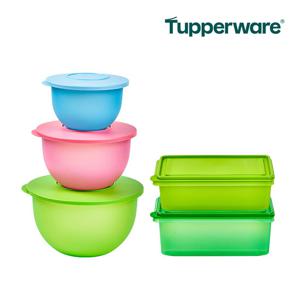 타파웨어 대용량 보관용기세트 5개