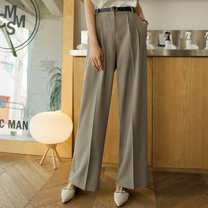 [저스트원] 구김없는 핀턱 와이드슬랙스(숏/롱)