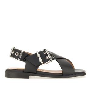 가니 스터드 플랫샌들 S2567_099