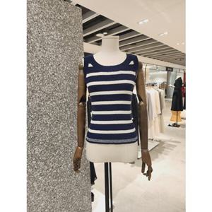 JIGOTT 지고트 [스트라이프 나시 니트] JP3E1PO601