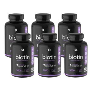 6개X  스포츠리서치  비오틴  5000mcg  120소프트젤