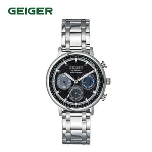 가이거(GEIGER) 남성 멀티컬러 멀티펑션 메탈 워치 GE1269BS