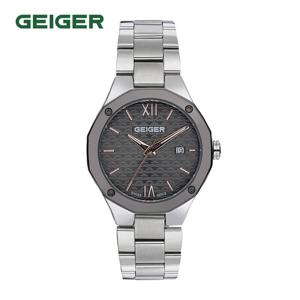 가이거(GEIGER) 남성 도데카돈 메탈 워치 GE8061GYS