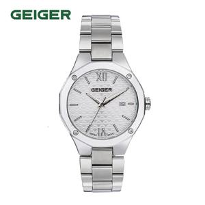 가이거(GEIGER) 남성 도데카돈 메탈 워치 GE8061WSS