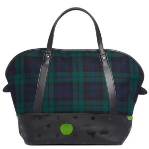 비틀즈 CDG 타탄 체크 백 라지 나비쉬 VP-K001-051