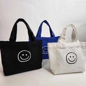 [라일리] Rly 소형에코백 보조 가방 단체 사은품 스마일 에코백