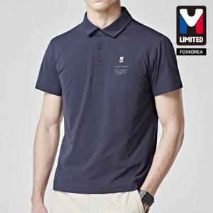 엠리밋 남성 반팔 카라 티셔츠 네이비 - LGTST22362