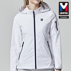 엠리밋 여성 스판 바람막이 화이트 - LGTSJ21610