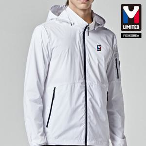 엠리밋 남성 스판 바람막이 화이트 - LGTSJ21510