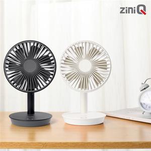 [지니큐]BLDC 저소음 미니무선 선풍기 180도 회전형 사무실 책상