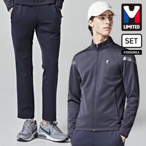 엠리밋 남성 니트 트레이닝 세트 네이비 - LGTSF20162