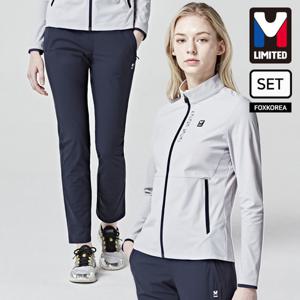 엠리밋 여성 스판 트레이닝 세트 엘그레이 - LGTSF20612