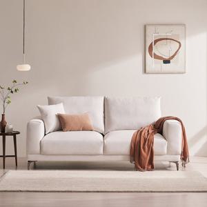 [리뷰이벤트]우아미가구 셀르 3인 아이보리 갤럭시 패브릭 소파