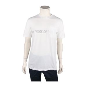 [카이아크만] 포켓 백 레터링 포인트 티셔츠(KPBTS562M0_OW)