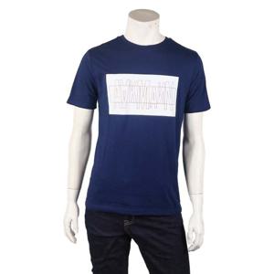 [카이아크만] 레터링 아트 프린트 티셔츠(KPBTS570M0_NV)