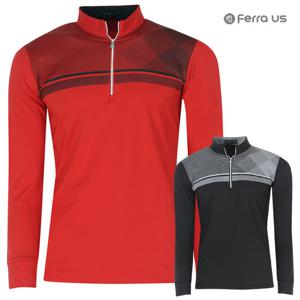 페라어스 남성 차이나카라 골프 하프집업 티셔츠 CTDJ2120W2