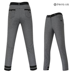 페라어스 여성 하운드체크 반시보리 골프바지 APF3BU8274