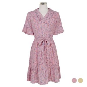 [클라비스]플라워 쉬폰 원피스(CVOWA3707M)