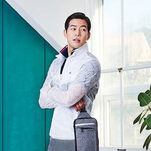 비티알 BTR 골프 남성 여름 경량 패턴 바람막이 아쿠아(남) BPJ6060M