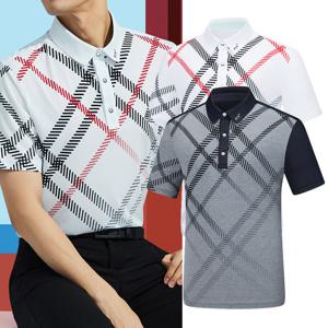 비티알 남성 여름 폴리스판 카라 반팔 티셔츠 클레온(S)(남) BUT4825M