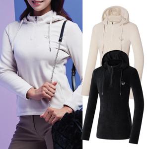 비티알 여성 겨울 기모 본딩 후드 티셔츠 그라펜(여) BTT4591W