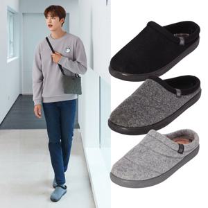 콜핑 0014MK386U 방한 체크무늬 안감 남여공용 겨울 실내화