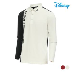 [디즈니골프] 남성 스타워즈 배색 긴팔 카라 티셔츠 DN3MTS001