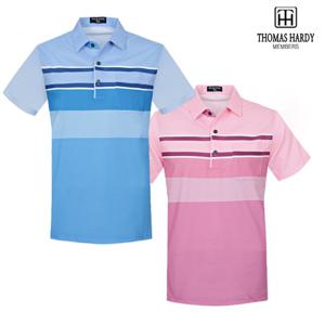 토마스하디 배색 카라 포켓 반팔티셔츠_I2-3W091