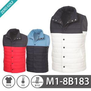 마스터베어 하프투톤 배색 경량패딩조끼 Model No_M1-8B183